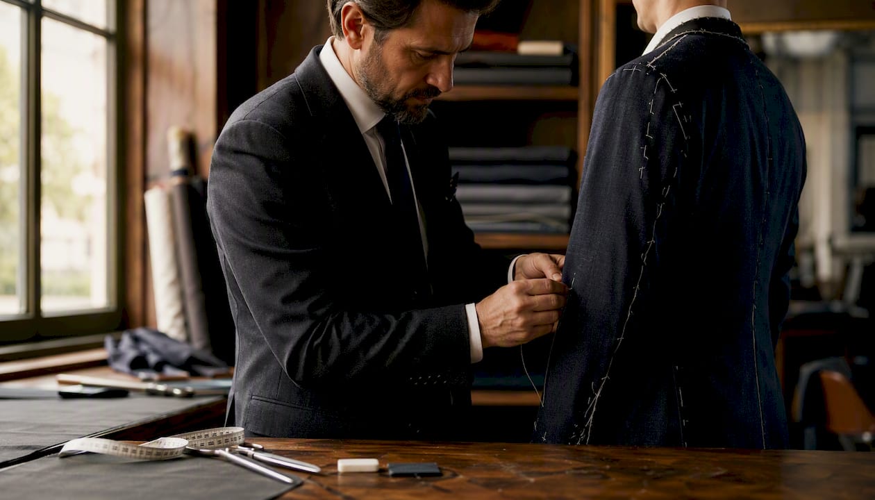 Basted Fitting for Bespoke Suits: What Clients Need to Know