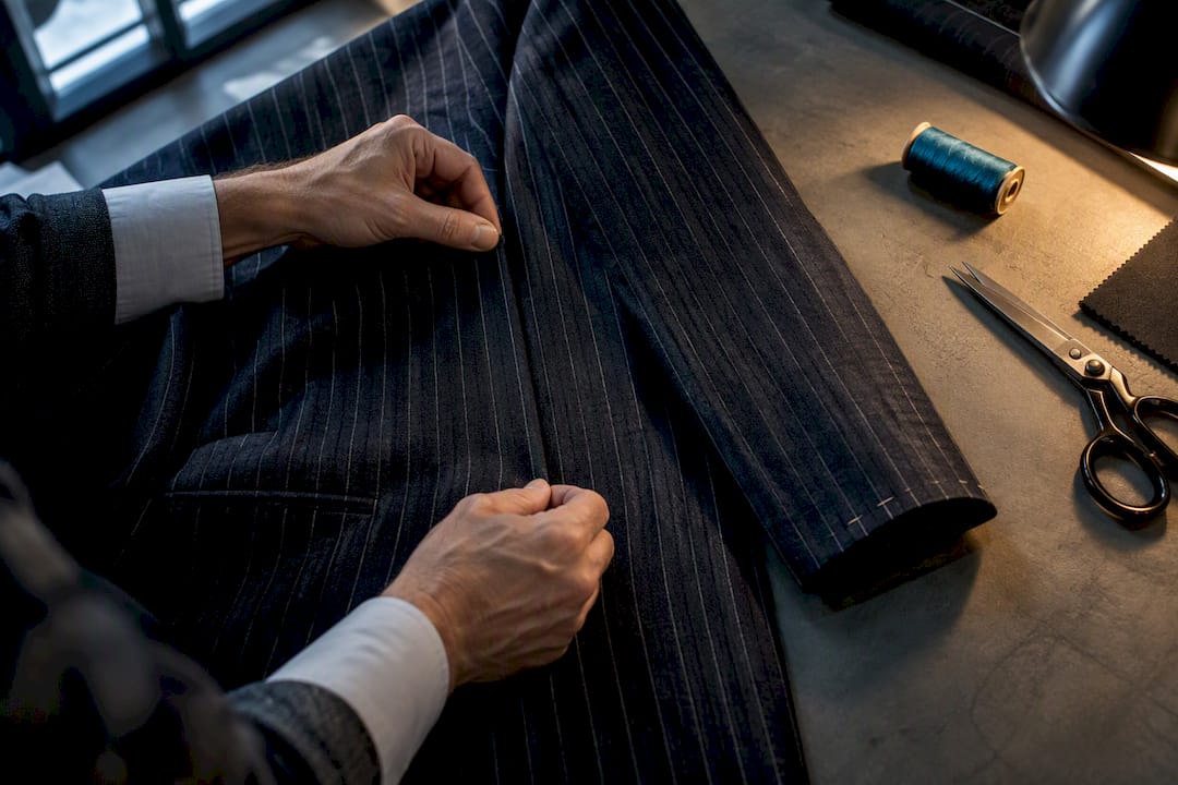 Pinstripe Suits That Read Tailored: Bespoke Fit & Pattern Matching