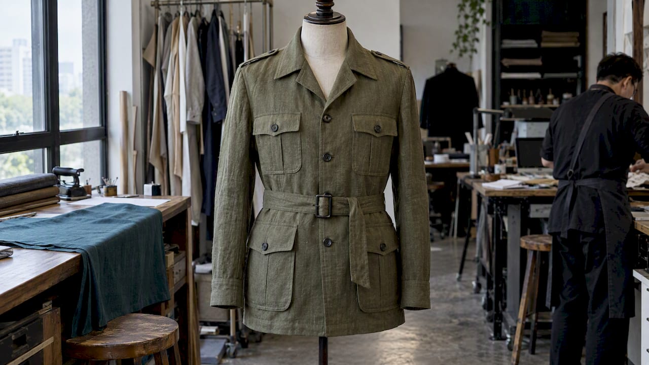 Safari Jacket Fabrics: Linen, Cotton Drill and Wool Compared